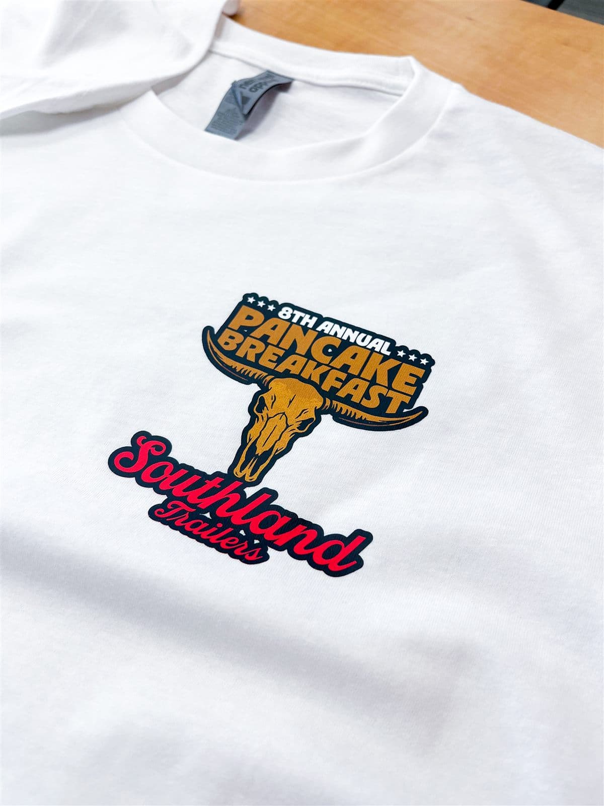 Custom-printed t-shirt