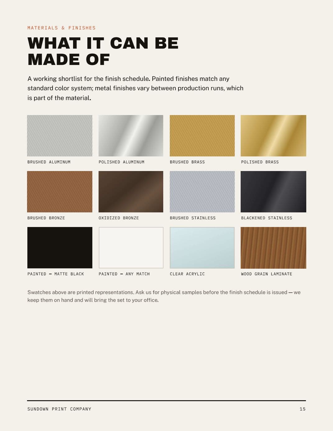 Product Guide · Edition 2026, page 15 of 16