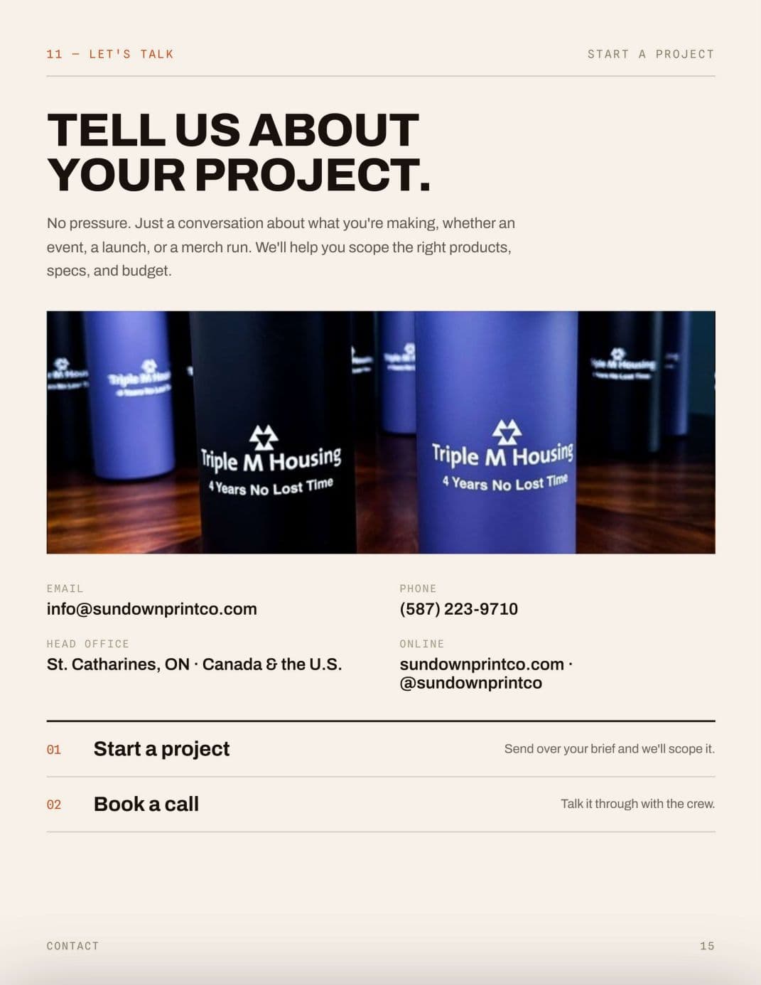 New Client Welcome Book, page 15 of 16